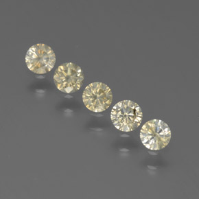0.49 ct Gold Diamond Gemstone, Diamond Gem in Diamond-Cut Shape for Sale.