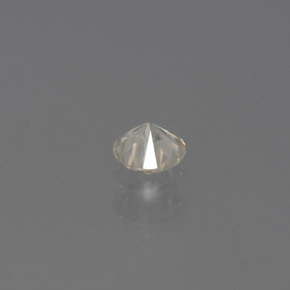 Diamond Gemstone in 3.2 mm Size for Sale, Diamond Stone in Champagne Color