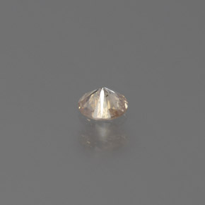 Diamond Gemstone in 3 mm (calibrated) Size for Sale, Diamond Stone in Champagne Color