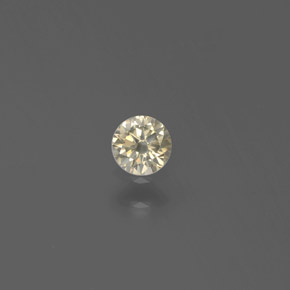 0.13 ct Gold Diamond Gemstone, Diamond Gem in Diamond-Cut Shape for Sale.