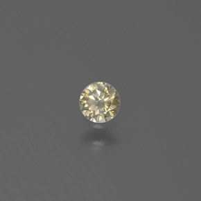 0.13 ct Gold Diamond Stone, Natural Diamond in Diamond-Cut Shape for Sale