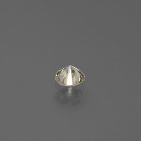 Diamond Gemstone in 3.5 mm (calibrated) Size for Sale, Diamond Stone in Champagne Color