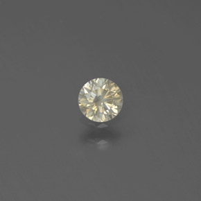 0.15 ct Gold Diamond Gemstone, Diamond Gem in Diamond-Cut Shape for Sale.