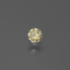 0.15 ct Gold Diamond Stone, Natural Diamond in Diamond-Cut Shape for Sale