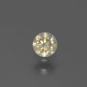 0.16 ct Yellow Diamond Gemstone, Diamond Gem in Diamond-Cut Shape for Sale.