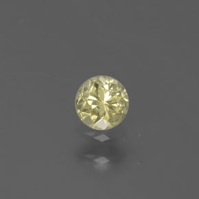 0.17 ct Gold Diamond Gemstone, Diamond Gem in Diamond-Cut Shape for Sale.