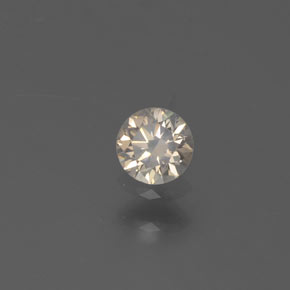 0.14 ct Gold Diamond Stone, Natural Diamond in Diamond-Cut Shape for Sale