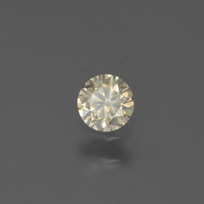 0.15 ct Gold Diamond Stone, Natural Diamond in Diamond-Cut Shape for Sale
