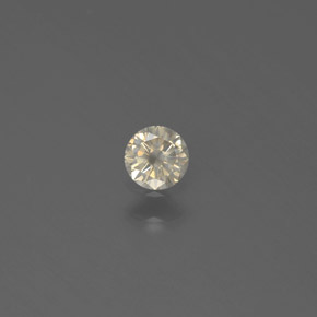 0.12 ct Gold Diamond Gemstone, Diamond Gem in Diamond-Cut Shape for Sale.