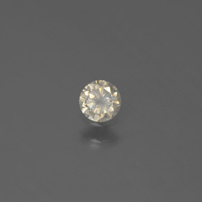 0.12 ct Gold Diamond Stone, Natural Diamond in Diamond-Cut Shape for Sale
