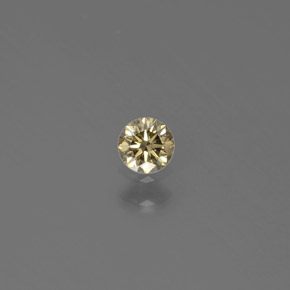 0.12 ct Yellow Diamond Gemstone, Diamond Gem in Diamond-Cut Shape for Sale.