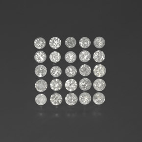 1.33 ct White Diamond Gemstone, Diamond Gem in Diamond-Cut Shape for Sale.