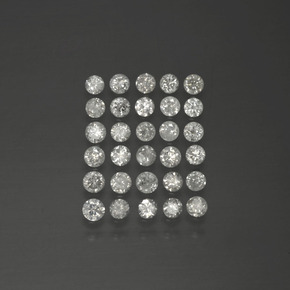 0.84 ct White Diamond Gemstone, Diamond Gem in Diamond-Cut Shape for Sale.