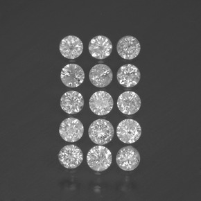 0.92 ct White Diamond Gemstone, Diamond Gem in Diamond-Cut Shape for Sale.