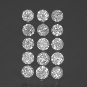 0.92 ct White Diamond Stone, Natural Diamond in Diamond-Cut Shape for Sale