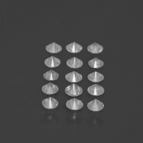 Diamond Gemstone in 2.5 mm (calibrated) Size for Sale, Diamond Stone in White Color