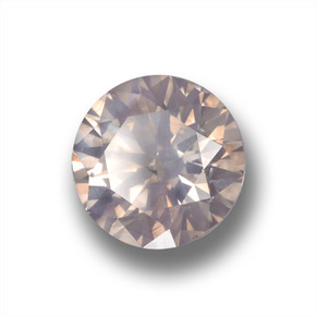 1.01 ct Gold Diamond Stone, Natural Diamond in Diamond-Cut Shape for Sale