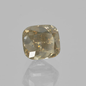 1.01 ct Brown Diamond Stone, Natural Diamond in Cushion-Cut Shape for Sale