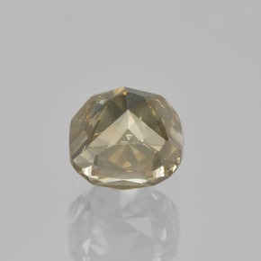 Diamond Gemstone in 5.1 x 4.7 mm Size for Sale, Diamond Stone in Cognac Color