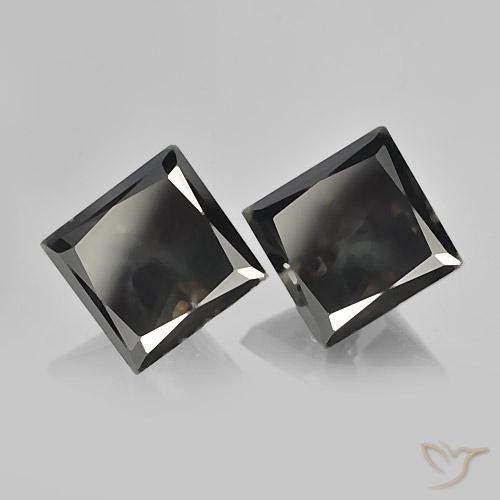 4.62 ctw Brown Diamond Stones, Natural Diamond in Princess-Cut Shape for Sale