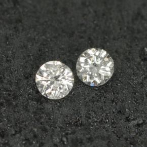 0.06 ct White Diamond Stone, Natural Diamond in Diamond-Cut Shape for Sale