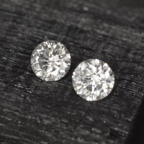 0.06 ct White Diamond Gemstone, Diamond Gem in Diamond-Cut Shape for Sale.