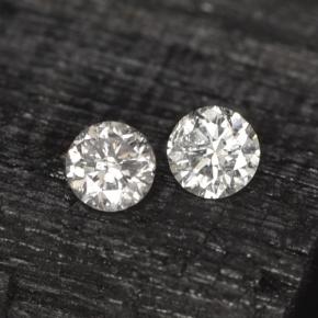 0.06 ct White Diamond Stone, Natural Diamond in Diamond-Cut Shape for Sale