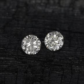 0.05 ct White Diamond Stone, Natural Diamond in Diamond-Cut Shape for Sale