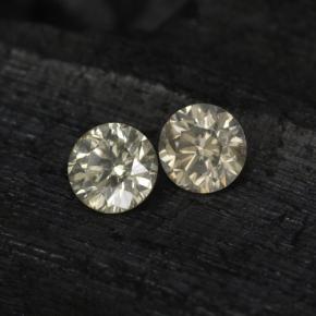 0.23 ctw Yellow Diamond Stones, Natural Diamond in Diamond-Cut Shape for Sale