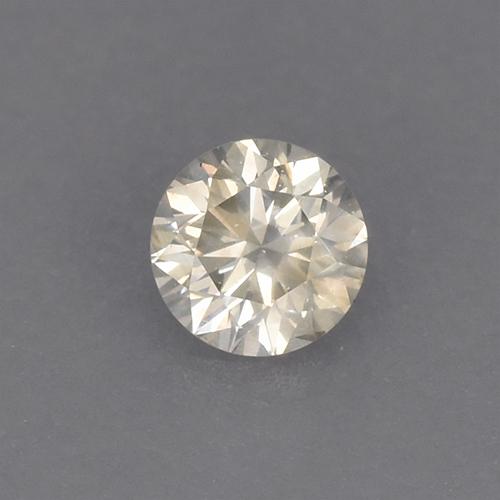 0.08 ct Yellow Diamond Gemstone, Diamond Gem in Diamond-Cut Shape for Sale.