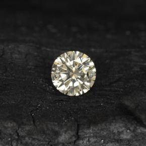 0.11 ct Yellow Diamond Gemstone, Diamond Gem in Diamond-Cut Shape for Sale.