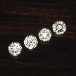 0.09 ctw White Diamond Stones, Natural Diamond in Diamond-Cut Shape for Sale