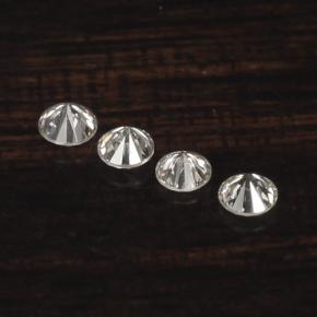 Diamond Gemstones in 1.6 mm Size for Sale, Diamond Stones in White Color