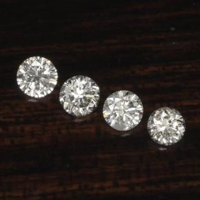 0.11 ct White Diamond Gemstone, Diamond Gem in Diamond-Cut Shape for Sale.