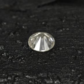 Diamond Gemstone in 2.4 mm Size for Sale, Diamond Stone in Light Yellow Color