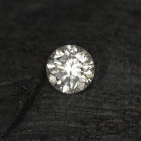 0.07 ct White Diamond Stone, Natural Diamond in Diamond-Cut Shape for Sale