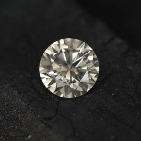 0.20 ct Yellow Diamond Stone, Natural Diamond in Diamond-Cut Shape for Sale