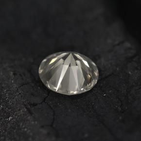 Diamond Gemstone in 3.8 mm Size for Sale, Diamond Stone in Light Champagne Color