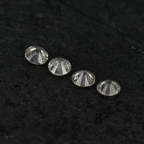 Diamond Gemstones in 1.8 mm Size for Sale, Diamond Stones in White Color