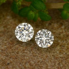 0.06 ctw White Diamond Gemstones, Diamond Gems in Diamond-Cut Shape for Sale.