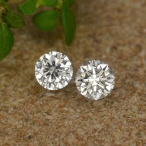 0.06 ctw White Diamond Gemstones, Diamond Gems in Diamond-Cut Shape for Sale.