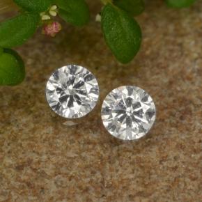 0.06 ctw White Diamond Gemstones, Diamond Gems in Diamond-Cut Shape for Sale.