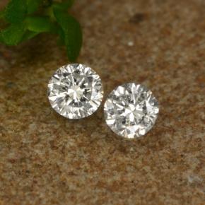 0.06 ctw White Diamond Gemstones, Diamond Gems in Diamond-Cut Shape for Sale.