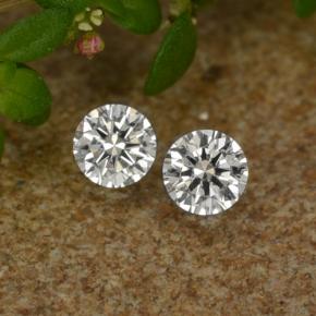 0.06 ctw White Diamond Gemstones, Diamond Gems in Diamond-Cut Shape for Sale.