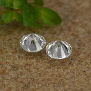 Diamond Gemstones in 2.1 mm Size for Sale, Diamond Stones in White Color