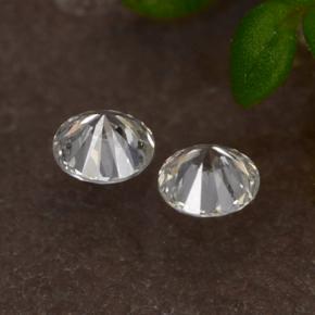 Diamond Gemstones in 2.1 mm Size for Sale, Diamond Stones in White Color