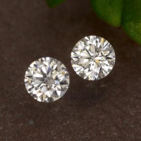 0.06 ctw White Diamond Stones, Natural Diamond in Diamond-Cut Shape for Sale