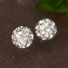 0.06 ctw White Diamond Stones, Natural Diamond in Diamond-Cut Shape for Sale