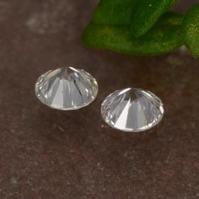 Diamond Gemstones in 2 mm (calibrated) Size for Sale, Diamond Stones in White Color