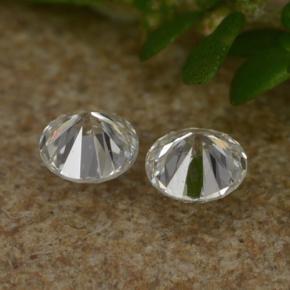 Diamond Gemstones in 2.1 mm Size for Sale, Diamond Stones in White Color